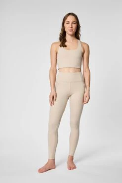 RIB High-Rise Leggings - Made From Recycled Bottles -Sportswear Shop rib high rise leggings made from recycled bottles pants girlfriend collective 774855