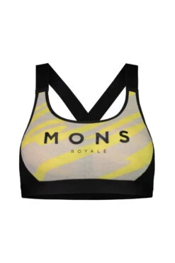 Mons Royale Stella X-Back Bra - Merino Wool -Sportswear Shop stella x back bra merino wool underwear mons royale limelight camo s 128732