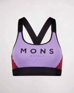Mons Royale Stella X-Back Bra - Merino Wool -Sportswear Shop stella x back bra merino wool underwear mons royale lupincherry xs 615290