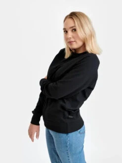 Sweatshirt Raglan Unisex - Recycled Cotton & Recycled Polyester -Sportswear Shop sweater raglan unisex 100 recycled materials shirt pure waste black xs 924313