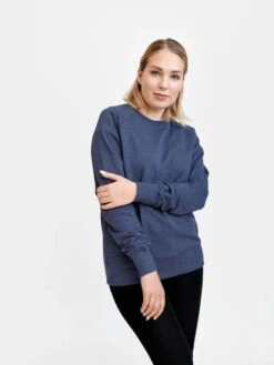 Sweatshirt Raglan Unisex - Recycled Cotton & Recycled Polyester -Sportswear Shop sweater raglan unisex 100 recycled materials shirt pure waste navy melange xs 182469