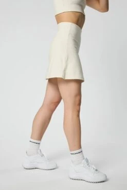 The Skort High-Rise - Made From Recycled Plastic Bottles -Sportswear Shop the skort high rise made from recycled plastic bottles skirt girlfriend collective 242447