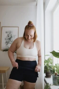 The Skort High-Rise - Made From Recycled Plastic Bottles -Sportswear Shop the skort high rise made from recycled plastic bottles skirt girlfriend collective 287503