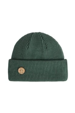 Timberjack Beanie - 100% Organic Merino Wool -Sportswear Shop timberjack beanie 100 organic merino wool headwear vai ko pine green 902628