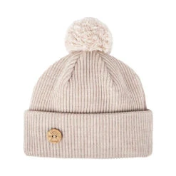 Timberjack Pom Beanie - 100% Organic Merino Wool -Sportswear Shop timberjack pom beanie 100 organic merino wool headwear vai ko beigemele 432597