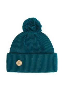 Timberjack Pom Beanie - 100% Organic Merino Wool