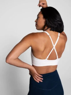 Topanga Sports Bra - Made From Recycled Plastic Bottles -Sportswear Shop topanga sports bra made from recycled plastic bottles bra girlfriend collective 574784