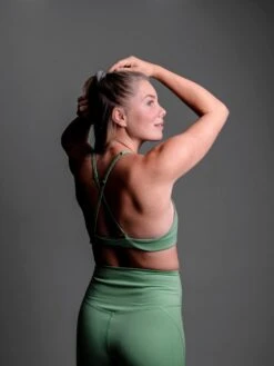 Topanga Sports Bra - Made From Recycled Plastic Bottles -Sportswear Shop topanga sports bra made from recycled plastic bottles underwear girlfriend collective 356339