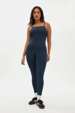 Training & Yoga Unitard - Made From Recycled Plastic Bottles -Sportswear Shop training yoga unitard made from recycled plastic bottles onepieces girlfriend collective midnight xs 136501