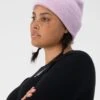 Mons Royale Unisex Chunky Logger Beanie - Merino Wool & Recycled Polyester -Sportswear Shop unisex chunky logger beanie merino wool recycled polyester headwear mons royale orchid marl 475791