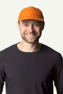 Houdini Unisex Daybreak Cap - Recycled Polyester -Sportswear Shop unisex daybreak cap recycled polyester headwear houdini burned orange sm 512685