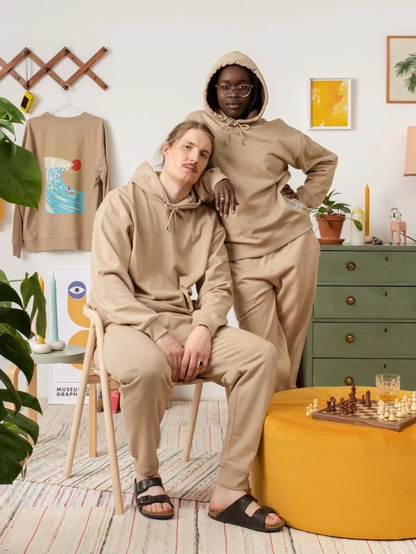 Unisex Loose Fit Hoodie - Recycled Cotton & Recycled Polyester 7 Unisex Loose Fit Hoodie - Recycled Cotton & Recycled Polyester - Image 5