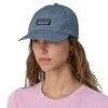 Patagonia Unisex P-6 Label Trad Cap - Organic Cotton -Sportswear Shop unisex p 6 label trad cap organic cotton headwear patagonia utility blue 710832