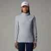 The North Face Women's 100 Glacier 1/4 Zip Fleece -Sportswear Shop womens 100 glacier 14 zip fleece nf womens fleece jackets the north face tnf light grey heather m 773869
