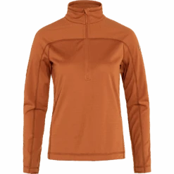 FJÄLLRÄVEN W's Abisko Lite Fleece Half Zip - 100% Recycled Polyester