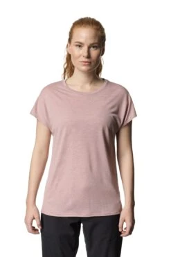 Houdini W's Activist Tee - Merino Wool And Tencel -Sportswear Shop ws activist tee merino wool and tencel shirt houdini pink moon s 333969