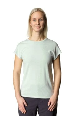 Houdini W's Activist Tee - Merino Wool And Tencel -Sportswear Shop ws activist tee merino wool and tencel shirt houdini shore green s 206419