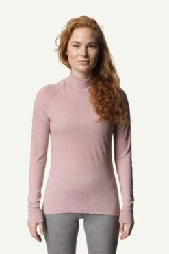 Houdini W's Activist Turtleneck - Tencel And Merino Wool -Sportswear Shop ws activist turtleneck tencel and merino wool shirt houdini pink moon s 312192