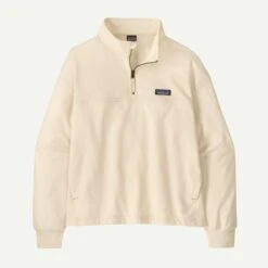 Patagonia W's Ahnya P/O - Organic Cotton & Recycled Polyester -Sportswear Shop ws ahnya po organic cotton recycled polyester shirt patagonia natural xs 186481
