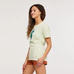 Cotopaxi W's Altitude Llama Organic T-Shirt - Organic Cotton & Recycled Polyester -Sportswear Shop ws altitude llama organic t shirt organic cotton recycled polyester shirt cotopaxi 361699