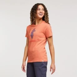 Cotopaxi W's Altitude Llama Organic T-Shirt - Organic Cotton & Recycled Polyester -Sportswear Shop ws altitude llama organic t shirt organic cotton recycled polyester shirt cotopaxi 614784