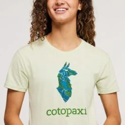 Cotopaxi W's Altitude Llama Organic T-Shirt - Organic Cotton & Recycled Polyester -Sportswear Shop ws altitude llama organic t shirt organic cotton recycled polyester shirt cotopaxi 792332