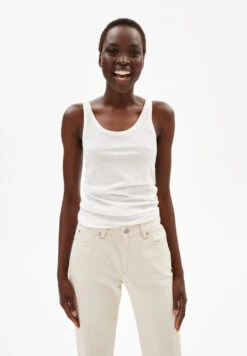 Armedangels W's Beaa Soft Tank Top - Organic Cotton -Sportswear Shop ws beaa soft tank top organic cotton shirt armedangels off white xs 130396