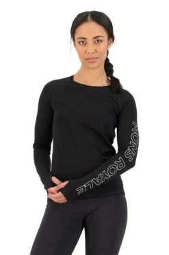 Mons Royale W's Bella Tech Long Sleeve - Merino Wool -Sportswear Shop ws bella tech long sleeve merino wool shirt mons royale black xs 518643
