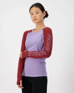 Mons Royale W's Bella Tech Long Sleeve - Merino Wool -Sportswear Shop ws bella tech long sleeve merino wool shirt mons royale lupincherry s 966313