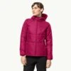 Jack Wolfskin W's Bergland Ins Hoody Insulated Jacket - Recycled Materials -Sportswear Shop ws bergland ins hoody insulated jacket recycled materials jacket jack wolfskin cranberry s 790943