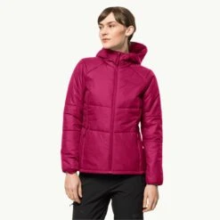 Jack Wolfskin W's Bergland Ins Hoody Insulated Jacket - Recycled Materials
