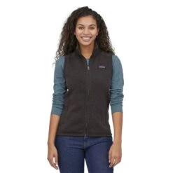 Patagonia W's Better Sweater Vest - 100% Recycled Polyester -Sportswear Shop ws better sweater vest 100 recycled polyester jacket patagonia black s 842254