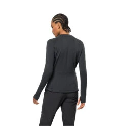 Jack Wolfskin W's Bike Commute Halfzip Fleece Shirt - Recycled Polyester -Sportswear Shop ws bike commute halfzip fleece shirt recycled polyester activewear jack wolfskin 365715