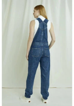 W's Brooklyn Denim Dungarees - Organic Cotton -Sportswear Shop ws brooklyn denim dungarees organic cotton pants people tree 412113
