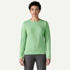 Patagonia W's Capilene Cool Daily LS Shirt - Recycled Polyester -Sportswear Shop ws capilene cool daily ls shirt recycled polyester shirt patagonia rinsed green dark rinsed green x dye s 700846