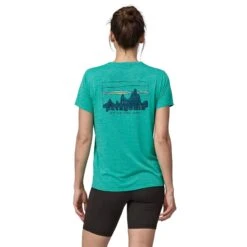 Patagonia W's Capilene® Cool Daily Graphic T-Shirt - Recycled Polyester -Sportswear Shop ws capilener cool daily graphic t shirt recycled polyester shirt patagonia 114007
