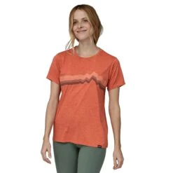 Patagonia W's Capilene® Cool Daily Graphic T-Shirt - Recycled Polyester -Sportswear Shop ws capilener cool daily graphic t shirt recycled polyester shirt patagonia ridge rise stripe quartz coral x dye s 779819