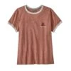 Patagonia W's Chouinard Crest Ringer Responsibili-Tee - 100% Recycled Fabrics 2 Patagonia W's Chouinard Crest Ringer Responsibili-Tee - 100% Recycled Fabrics -Sportswear Shop ws chouinard crest ringer responsibili tee patagonia sienna clay s 676131