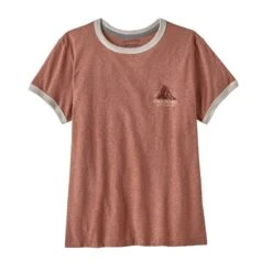 Patagonia W's Chouinard Crest Ringer Responsibili-Tee - 100% Recycled Fabrics