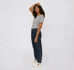 W's Circular Denim 5 Pocket - Organic Cotton -Sportswear Shop ws circular denim 5 pocket organic cotton pants organic basics 446178