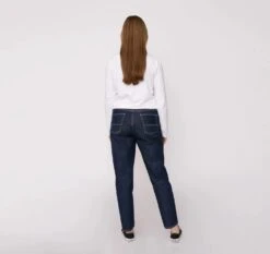 W's Circular Denim 5 Pocket - Organic Cotton -Sportswear Shop ws circular denim 5 pocket organic cotton pants organic basics 835430