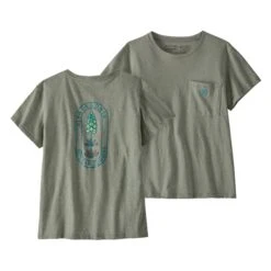 Patagonia W's Clean Climb Bloom Pocket Responsibili-Tee - Recycled Cotton & Recycled Polyester -Sportswear Shop ws clean climb bloom pocket responsibili tee recycled cotton recycled polyester shirt patagonia 291663