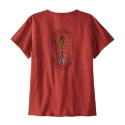 Patagonia W's Clean Climb Bloom Pocket Responsibili-Tee - Recycled Cotton & Recycled Polyester -Sportswear Shop ws clean climb bloom pocket responsibili tee recycled cotton recycled polyester shirt patagonia 395730