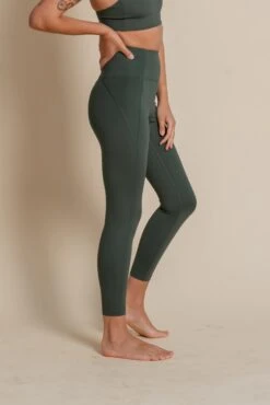 W's Compressive Leggings - 7/8 - Made From Recycled Plastic Bottles -Sportswear Shop ws compressive legging 78 made from recycled plastic bottles pants girlfriend collective 629925