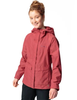 VAUDE W's Comyou Pro Rain Cycling Jacket - Recycled Polyester & Polyamide -Sportswear Shop ws comyou pro rain cycling jacket recycled polyester polyamide jacket vaude brick 36 567731