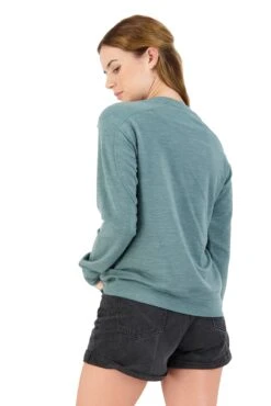 Mons Royale W's Covert Lite Crew - Merino Wool & Tencel Lyocell -Sportswear Shop ws covert lite crew merino wool tencel lyocell shirt mons royale 458589