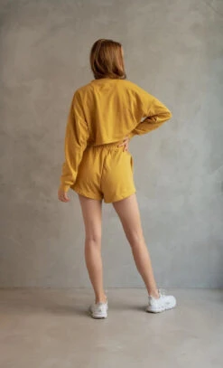 W's Cropped Sweatshirt - 100% GOTS Certified Organic Cotton -Sportswear Shop ws cropped sweatshirt 100 gots certified organic cotton shirt lilja the label 519431