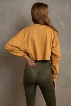 W's Cropped Sweatshirt - 100% GOTS Certified Organic Cotton -Sportswear Shop ws cropped sweatshirt 100 gots certified organic cotton shirt lilja the label 708387