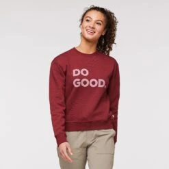 Cotopaxi W's Do Good Crew Sweatshirt - Organic Cotton & Recycled Polyester