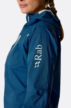 Rab W's Downpour Trail Light Waterproof Jacket - Recycled Polyester -Sportswear Shop ws downpour trail light waterproof jacket recycled polyester jacket rab 508207